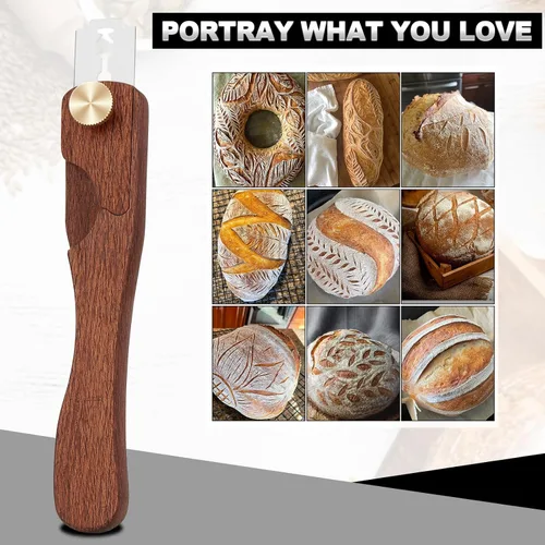 Miniatura 4 de Cuchilla Magnética para Pan, Herramienta de Marcado de Pan, Herramienta de Marcado de Masa Madre, Suministros para Hornear Pan de Masa Madre
