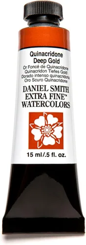 Miniatura 7 de Daniel Smith 284600238 DANIEL SMITH - Tubo de pintura extrafino para acuarela, 0.5 fl oz, quinacridona, dorado