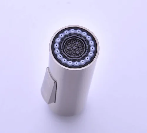 Miniatura 8 de Cabezal rociador extraíble para grifo de cocina, cabezal de repuesto de grifo de cocina de 2 funciones en forma de columna, 1.8 GPM G1/2 (no NPT1/2)