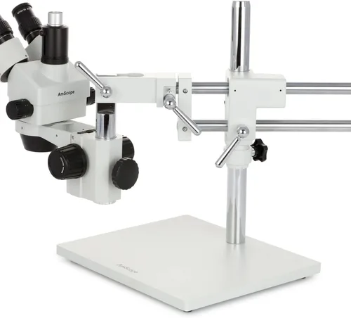 Miniatura 9 de AmScope SM-4T-80S-M Microscopio Digital Profesional Trinocular Estéreo Zoom, WH10x Oculares, Aumento 7X-45X, Objetivo de Zoom 0.7X-4.5X, Anillo
