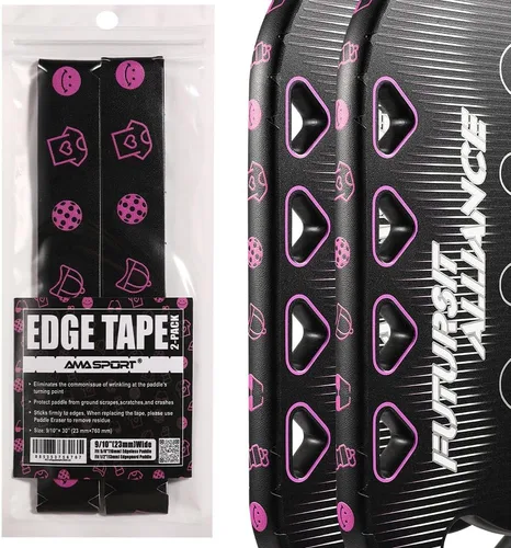 Miniatura 9 de PICKLETECH Pickleball Edge Guard Tape – Pink Unicorn Pattern Edge Tape for Pickleball Paddle - Fit Perfectly Curved Edge - No Wrinkling Sonrisa verde