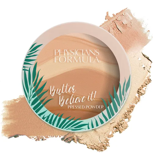 Physicians Formula Murumuru Mantequilla ¡Créelo! Polvo prensado para rostro, cobertura construible con acabado cremoso, enriquecido con mantequillas