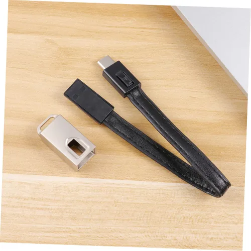Miniatura 2 de OSALADI 3 unids -c cable USB en espiral llavero teléfono teléfono teléfono carga cable de carga de datos cargador útil