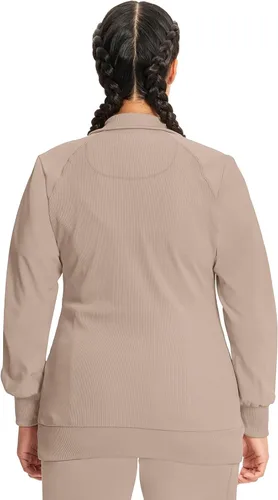 Miniatura 73 de Infinity by Cherokee 2391A - Chaquetas médicas con cremallera frontal para mujer, tela elástica en 4 direcciones