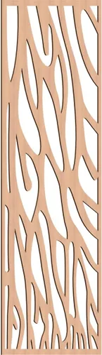 Miniatura 21 de 9 3/8"W x 24 3/8"H x 1/4"T Bristol Decorativos Paneles de Pared de Madera Calado, Cereza