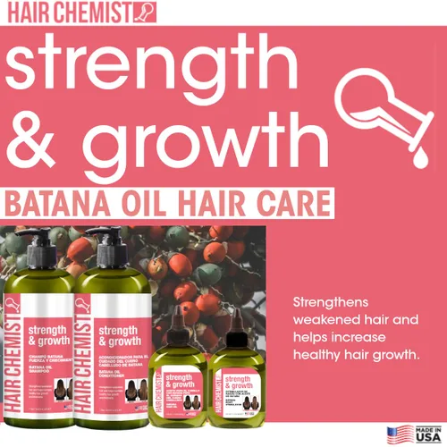 Miniatura 3 de Hair Chemist Strength & Growth Batana Oil Conditioner 33.8 oz. - Acondicionador fortalecedor e hidratante con aceite de batana para el crecimiento
