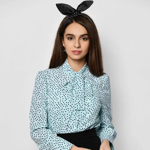 Miniatura 6 de Hicarer 2 diademas de lunares, bandana para disfraz de los años 50, accesorios para el cabello, lazos para la cabeza ancha para mujer