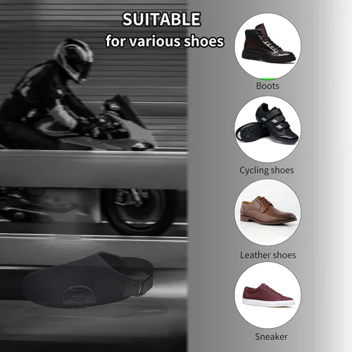 Miniatura 6 de Almohadillas para palanca de cambios de motocicleta, accesorios para botas de motocicleta, resistente al viento, funda protectora cálida