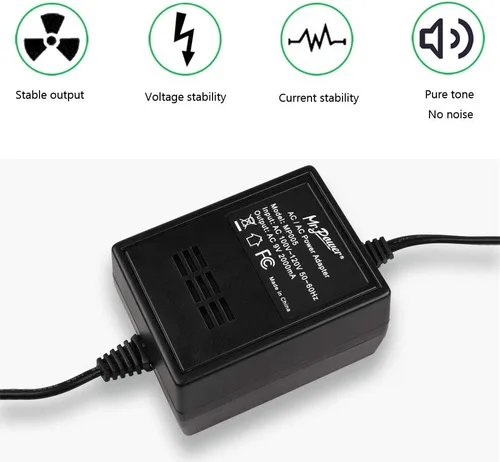 Miniatura 6 de Fuente de alimentación AC 9V 2000ma adaptador para línea 6 POD Digitech RP GNX Multi efectos de guitarra