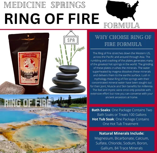 Miniatura 2 de Medicine Springs - Sal del Mar Muerto para bañera de hidromasaje, terapia mineral Minerales del Mar Muerto, colección de remojo de aguas termales