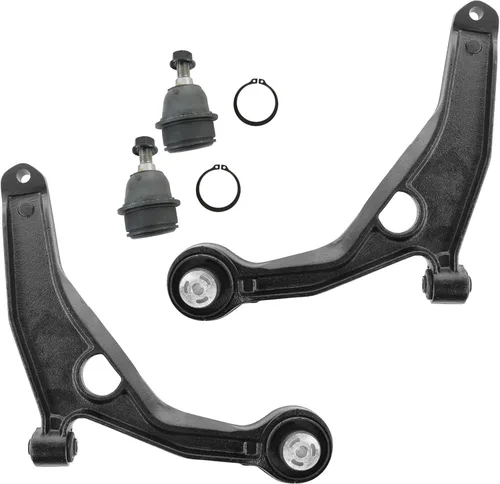 Miniatura 55 de TRQ Brazo de control delantero superior e inferior con rótula juego de 4 piezas compatible con Land Rover Range Rover 2003-2012