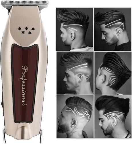 Miniatura 3 de Cortadora de pelo eléctrica profesional recargable ajustable máquina de corte de pelo (enchufe de EE. UU. 100-240V)