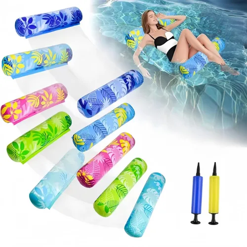 Inflatable Pool Floats Adult,5 Pack Multi-Purpose Pool Float Water Hammock,Pool Float Chair-Swimming Pool Raft,Pool Hammock Floaties for Adults