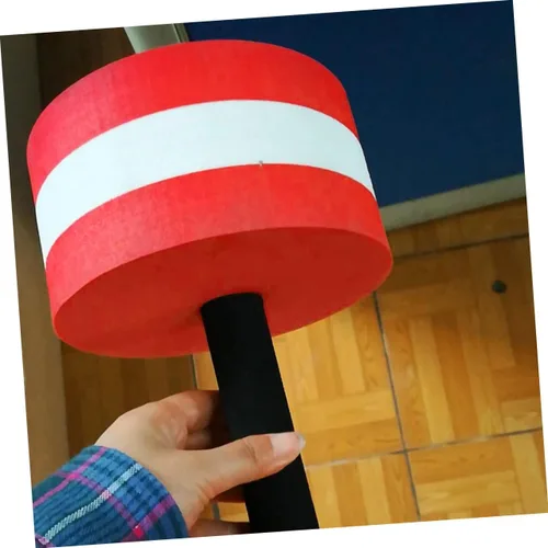 Miniatura 2 de Happyyami 2 mancuernas flotantes para aeróbic acuático, pesas de natación Eva, para hombres y mujeres, agarre ergonómico para entrenamiento