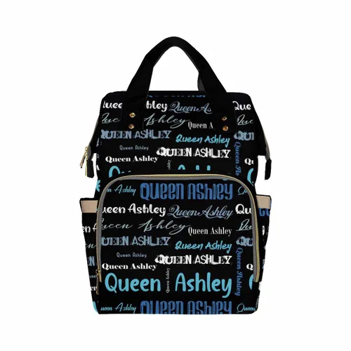 Miniatura 18 de InterestPrint Bolsa de pañales con nombre, mochila personalizada para hombres y mujeres, Color 17, Mochilas Daypack