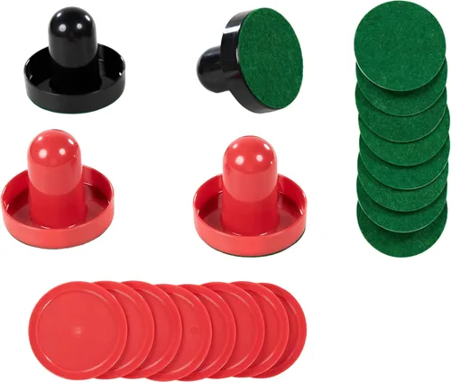 Miniatura 11 de MD Sports Mesa de Air Hockey con anotador electrónico de arcade, perfecta para salas de juegos familiares