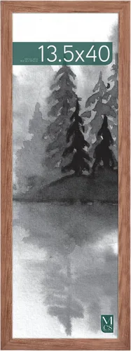 Miniatura 34 de MCS Marco para póster con diseño de museo, veta de madera ónix, 16 x 24 pulgadas, vertical y horizontal, para colgar en la pared, marco grande