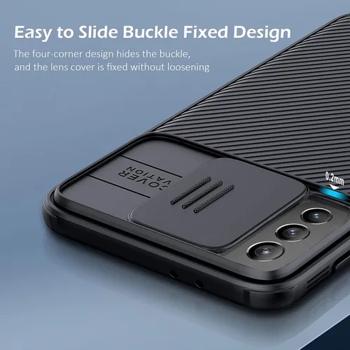 Miniatura 3 de CloudValley Funda para Samsung Galaxy S21 Ultra con funda para cámara, protección de cuerpo completo y ajuste delgado, funda de protección de cámara