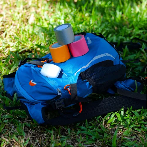 Miniatura 6 de Mini cinta adhesiva para conductos, 2 unidades, tamaño de viaje, para exteriores, campamento, senderismo, emergencia, poner en el bolsillo a mano, 2