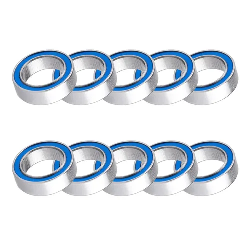 Miniatura 8 de Rodamientos de bolas RC sellados de goma azul 0.315x0.472x0.138 in compatible con Traxxas 1/16 E-Revo VXL Slash 4WD Summit Reemplazo Parte 7020, 10