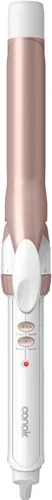 Miniatura 18 de Conair Rizador de barril extra largo de cerámica doble de 1 1/4 pulgadas, rizos sueltos para todo tipo de cabello, 30 ajustes de calor, apagado