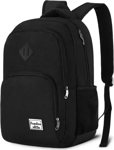 Miniatura 8 de Mochila escolar YAMTION para adolescentes, mochila con USB para preparatoria y universidad, camuflaje azul