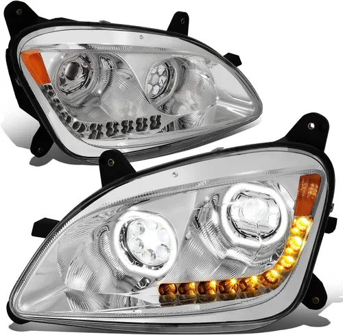 Miniatura 15 de DNA MOTORING HL-HAY-013-BK - Par de anillos de halo LED duales, señales de giro secuenciales, faros delanteros para proyector de haz alto/bajo, Negro
