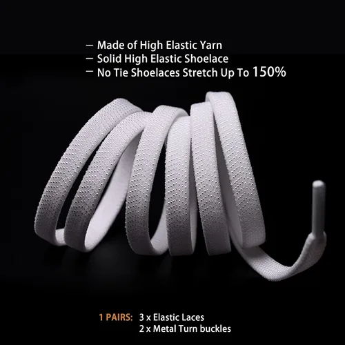 Miniatura 4 de Cordones elásticos, cordones sin atar, cordones para zapatos sin atar, para niños y adultos