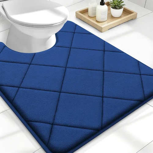 Miniatura 232 de OLANLY Tapete de baño de espuma viscoelástica de 24 x 16 pulgadas, ultra suave y absorbente, lavable a máquina, cómodo tapete de baño para suelo