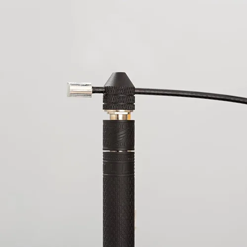 Miniatura 2 de Elite Jumps Bullet COMP Speed Jump Rope, doble bajo WOD, negro Cuerda de cuentas de alta resistencia. Asas largas, cuentas inastillables de 2