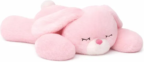 Conejito de Pascua con peso, peluche suave de conejo con peso, lindo conejo rosa, regalos de cumpleaños y Pascua para niños, niñas y adultos (20