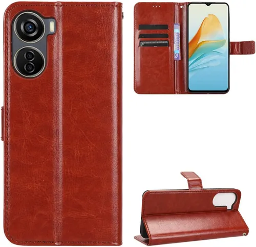 Miniatura 37 de Funda para Honor X50i, funda de cuero con tapa para Honor X50i 5G CRT-AN00 Case Gold Oro