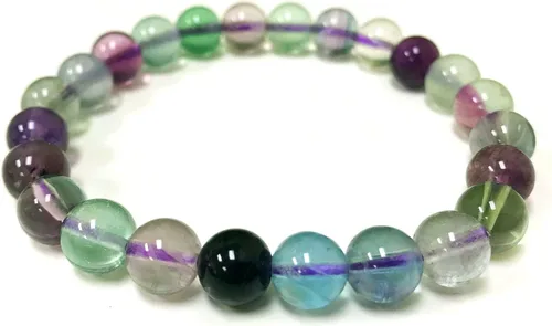Miniatura 471 de Gem Avenue Handmade Round Bead Stretch Bracelet Unisex Natural Stone Beaded Jewelry for Men & Women, Elastic Wristband for Daily Wear