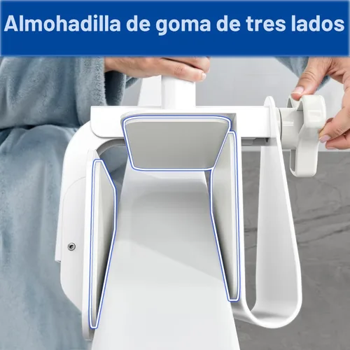 Miniatura 6 de Songsoso Baranda de seguridad para bañera: Asa de agarre para ducha para personas mayores, ancianos y discapacitados, se ajusta a paredes de bañera