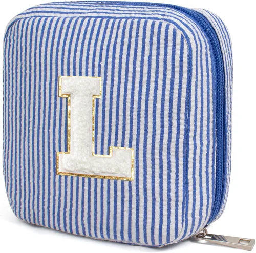 Miniatura 42 de KOTORA Bolsa de Maquillaje Inicial, Bolsa de Viaje de Artículos de Aseo, Bolsa de Maquillaje Transparente, Bolsas de Cosméticos Organizadoras