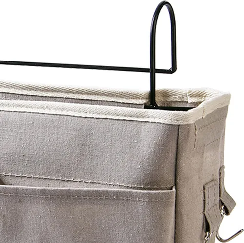 Miniatura 7 de Cosiki Bolsa de almacenamiento para colgar junto a la cama, mesita de noche, organizador de escritorio colgante para cabeceros, literas