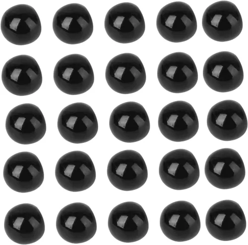 COHEALI 50 botones redondos de perlas de 0.35 pulgadas, hebillas decorativas suaves para coser ropa, suéteres, camisas, abrigos, accesorios