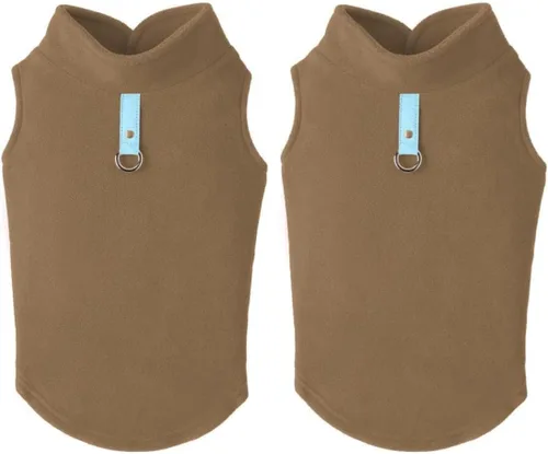 Miniatura 27 de Gooby Chaleco de Forro Polar Suéter para Perro - Azul, X-Large - Chaqueta Pullover Cálida de Forro Polar con Anilla en O para Correa para Perros