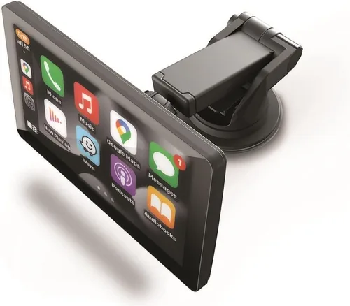 Miniatura 10 de Car and Driver INTELLIDASH PRO - Pantalla táctil IPS inalámbrica con Bluetooth, SiriusXM, Siri Assistant. Soporte para parabrisas de tablero