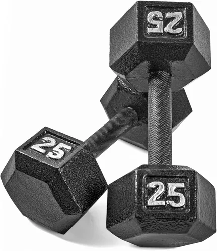 CAP Barbell Mancuerna hexagonal de hierro fundido | Múltiples opciones