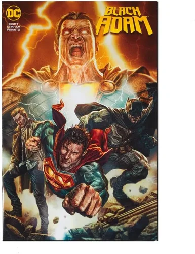 Miniatura 6 de McFarlane Toys - DC Direct Figura de 7 pulgadas con cómic - Black Adam WV1 - Superman