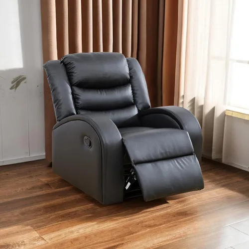 Miniatura 27 de A Ainehome Juego de sofá reclinable de lujo para sala de estar, juego de sofá reclinable de cuero y sillas de dos plazas, juegos de muebles de sala