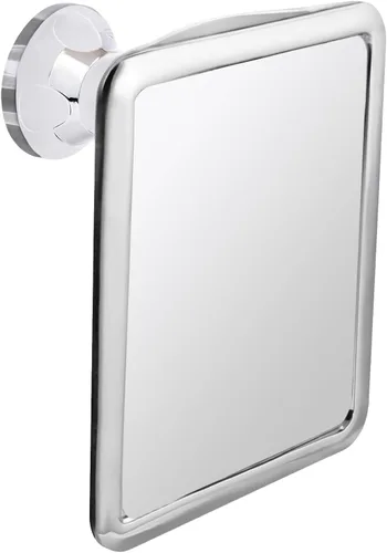 Miniatura 9 de MIRRORVANA Espejo de ducha sin niebla para afeitar con succión mejorada, diseño antiniebla dual, superficie irrompible y giro de 360°, 8" x 7
