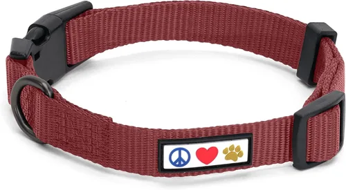 Miniatura 20 de Collar para mascotas Pawtitas, de 6 pies, suave, ajustable, color sólido, de nailon. El collar y arnés a juego para perros y cachorros, se venden