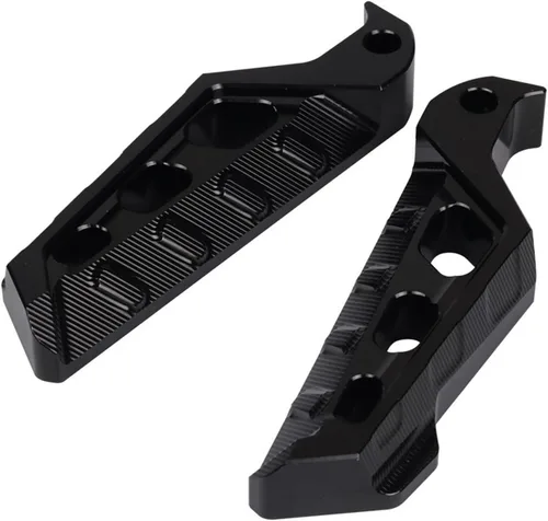 Reposapiés trasero de motocicleta para Yamaha Xmax300 Xmax250 Xmax125 para Xmax 300 para X-Max 250 125 400 1 par de reposapiés de pasajero Negro