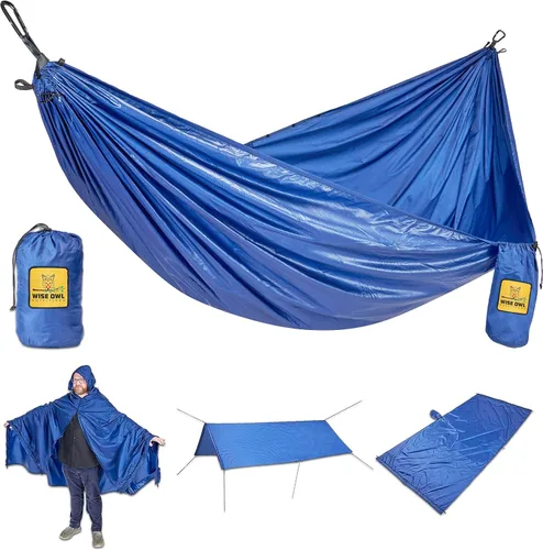Miniatura 17 de Wise Owl Outfitters Hamaca de camping – Hamaca portátil de 500 libras con correas de árbol – viajes, mochileros, senderismo, equipo de campamento al