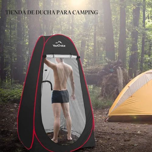 Miniatura 4 de Your Choice Tienda de Ducha Emergente de Privacidad - Tienda de Cambio Portátil para Camping, Playa y Senderismo - 6.2 Pies Ligera con Bolsa de Negro