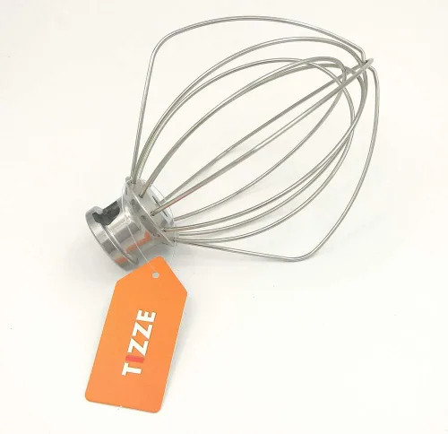 Miniatura 7 de Accesorio de batidor de 6 alambres compatible con batidora de pie KitchenAid de cabezal inclinable, reemplaza K45WW, acero inoxidable, batidor