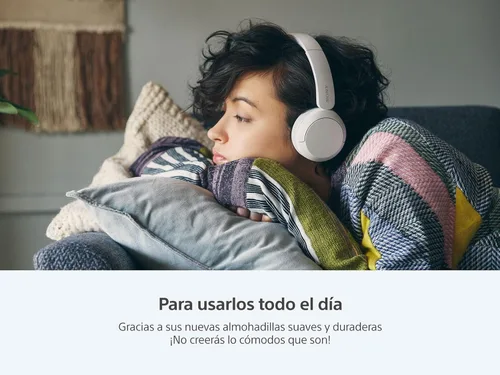 Miniatura 5 de Sony WH-CH520 Los mejores auriculares inalámbricos Bluetooth sobre la oreja con micrófono para llamadas y control de voz, hasta 50 horas de duración