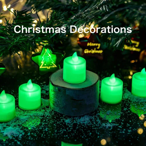 Miniatura 3 de Bolsas luminarias para velas con diseño de sol, resistentes al fuego, para bodas, Halloween, cumpleaños, Año Nuevo, fiestas, cenas, eventos Verde